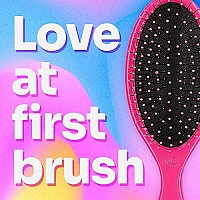 Wet Brush Original Detangler Hair Brush Exclusive Ultrasoft IntelliFlex Bristles Glide Through Tangles With Ease For All Hair Types For Women, Men, Wet And Dry Hair, 5 Oz, Punchy Pink, 1 Count