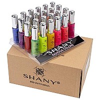 SHANY Nail Art Set (24 Famous Colors Nail Art Polish, Nail Art Decoration)