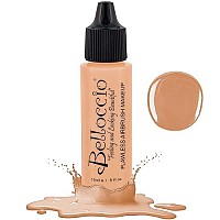 Belloccios Professional Cosmetic Airbrush Makeup Foundation 12Oz Bottle: Alabaster