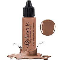 Belloccios Professional Cosmetic Airbrush Makeup Foundation 12Oz Bottle: Beige- Light-Medium Pink Undertones