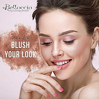 Half Ounce Bottle of Peachy Keen Blush (BB101) Belloccio's Professional Flawless Airbrush Makeup (Warm your cheeks with peach)