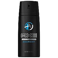 AXE Body Spray for Men Anarchy 4 oz, Pack of 6