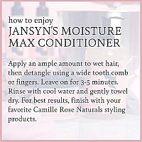 Camille Rose Jansyn's Moisture Max Conditioner, 8 Oz