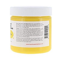 Liquid Latex Fashions Ammonia Free Liquid Latex for Adults and Kids, Face and Body Latex Paint, Ideal for Parties and Cosplay, Super Flexible, Yellow- 4 Oz