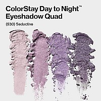 Eyeshadow Palette by Revlon, ColorStay Day to Night Up to 24 Hour Eye Makeup, Velvety Pigmented Blendable Matte & Shimmer Finishes, 530 Seductive, 0.16 Oz