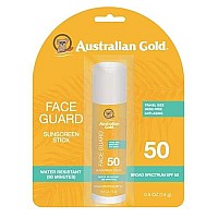 Australian Gold SPF 50+ Face Guard, 0.5 Ounce (Pack of 2)