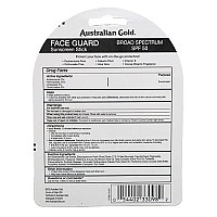 Australian Gold SPF 50+ Face Guard, 0.5 Ounce (Pack of 2)