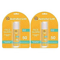 Australian Gold SPF 50+ Face Guard, 0.5 Ounce (Pack of 2)