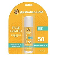 Australian Gold SPF 50+ Face Guard, 0.5 Ounce (Pack of 2)