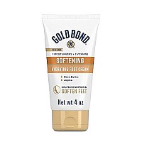 Gold Bond Ultimate Softening Foot Cream With Shea Butter To Soften Rough & Calloused Feet, 4 Oz.