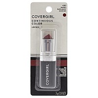 Covergirl Crded Continuous Color Lipstick 430 Bistro Burgundy, 4.5 Ounce