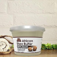 OKAY SHEA BUTTER JAR WHITE 13oz weight (16oz jar size)