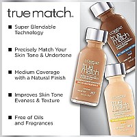 L'Oreal Paris Makeup True Match Super-Blendable Liquid Foundation, Perfect Beige N5.5, 1 Fl Oz,1 Count