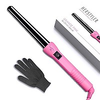 Herstyler Grande Ceramic Curling Iron - 1 inch Hair Curling Wand for Long Short Hair - One Inch Dual Voltage Curling Iron - Wand Curling Iron with Negative Ions (Pink)