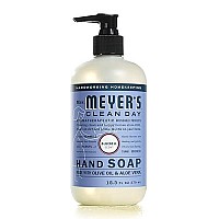 Mrs. Meyer's Hand Soap, Made with Essential Oils, Biodegradable Formula, Bluebell, 12.5 fl. oz