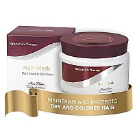 Mon Platin Professional Black Caviar And Natural Silk Hair Mask - 500 Ml Deep Conditioner For Dry Damaged Color Treated Hair - Moisturizing Protein Therapy Treatment With Olive Oil And Royal Jelly