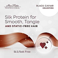 Mon Platin Professional Black Caviar And Natural Silk Hair Mask - 500 Ml Deep Conditioner For Dry Damaged Color Treated Hair - Moisturizing Protein Therapy Treatment With Olive Oil And Royal Jelly