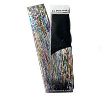 20 Hair Tinsel 100 Strands - Shiny Rainbow