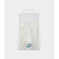 KISS 100 Full-Cover Nails Kit Short Length - Short Square