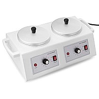 Salon Sundry Professional Double Pot Electric Wax Warmer Machine for Hair Removal or Paraffin