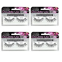 Ardell - False Eyelashes, Double Up 206, Reusable, Black (4-Pack)