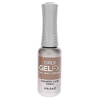 Orly Gel FX Nail Color, Country Club Khaki, 0.3 Ounce