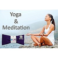 Happy Wraps Namaste Lavender Yoga Eye Pillows - Hot Cold Aromatherapy For Stress, Meditation, Spa, Relaxation Gifts - Set Of 4 - Purple Cotton