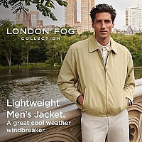 London Fog Mens Auburn Zip-Front Golf Jacket (Regular Big-Tall Sizes), Camel, 2Xt