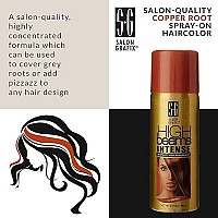 High Beams Intense Spray-On Hair Color -Copper - 2.7 Oz - Add Temporary Color Highlight to Your Hair Instantly - Great for Streaking, Tipping or Frosting - Washes out Easily