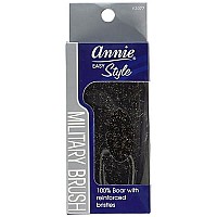 Annie Professional Military Brush 100% Natural Boar Medium Bristle