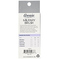 Annie Professional Military Brush 100% Natural Boar Medium Bristle