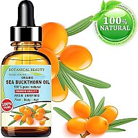 Botanical Beauty SEABUCKTHORN SEED OIL 100% Pure. Skin Care. 0.33 Fl.oz.- 10 ml.