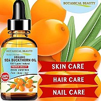 Botanical Beauty SEABUCKTHORN SEED OIL 100% Pure. Skin Care. 0.33 Fl.oz.- 10 ml.