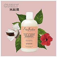 Shea Moisture ORGANIC Coconut & Hibiscus Set - Shampoo + Style Milk