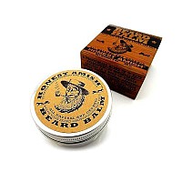 Honest Amish Beard Balm Leave-in Conditioner - Made with only Natural and Organic Ingredients - 2 Ounce Tin