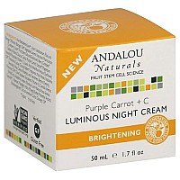 Andalou Naturals Night Cream Prpl Crrt+C 1.7 Oz