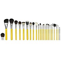 Bdellium Tools Professional Makeup Brush Studio Series - Luxury 24pc. Brush Set with Roll-Up Pouch