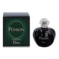 Christian Dior Poison Eau De Toilette Spray For Women, 3.4 Ounce