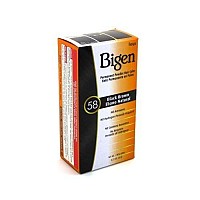 Bigen Powder Hair Color 58 Black Brown 021Oz (2 Pack)