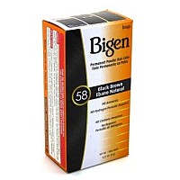 Bigen Powder Hair Color 58 Black Brown 021Oz (2 Pack)