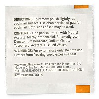 Medline Mds090780H Pad, Remover, Nail Polish (Pack Of 100)