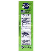 Zest 8-Bar Bath Size Soap, Fresh Aloe, 4 Ounce (Pack of 8)