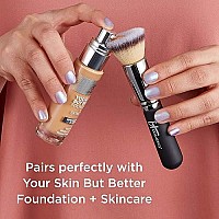 IT Cosmetics Heavenly Luxe Flat Top Buffing Foundation Brush 6 - For Liquid & Powder Foundation - Buff Away the Look of Pores, Fine Lines & Wrinkles - With Award-Winning Heavenly Luxe Hair