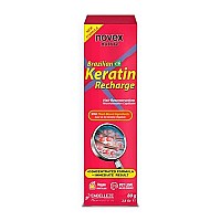 Novex Brazilian Keratin Recharge Tube Leave In 80g/ 2.8oz - Reconstructive Keratin, Frizz control & Damage Repair