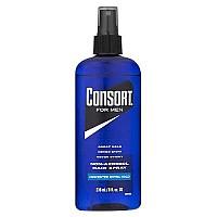 Consort for Men Unscented Extra Hold Non-aerosol Hair Spray 8 Oz( pack of 12)