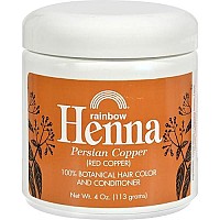 Rainbow Research Henna Hair Color and Conditioner Persian Copper, 4 oz, Red