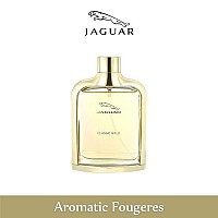 Jaguar Classic Gold Eau de Toilette Spray, 3.4 oz for Men