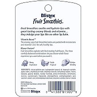 Blistex Fruit Smoothies Lip Moisturizers 3 Sticks 0.10 oz each Pack of 3