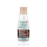 Live Clean Shampoo, Restorative Argan Oil, 12 Oz