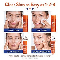 AcneFree Severe Acne 24 Hour Clearing System, 4 Step Routine Kit Designed for Stubborn Acne